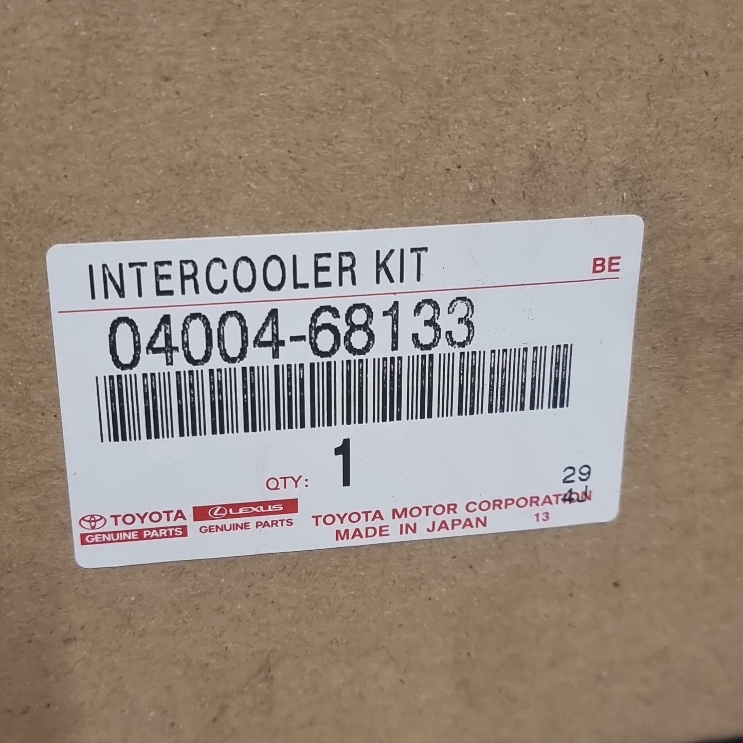 Genuine Intercooler Kit - Toyota | 04004-68133