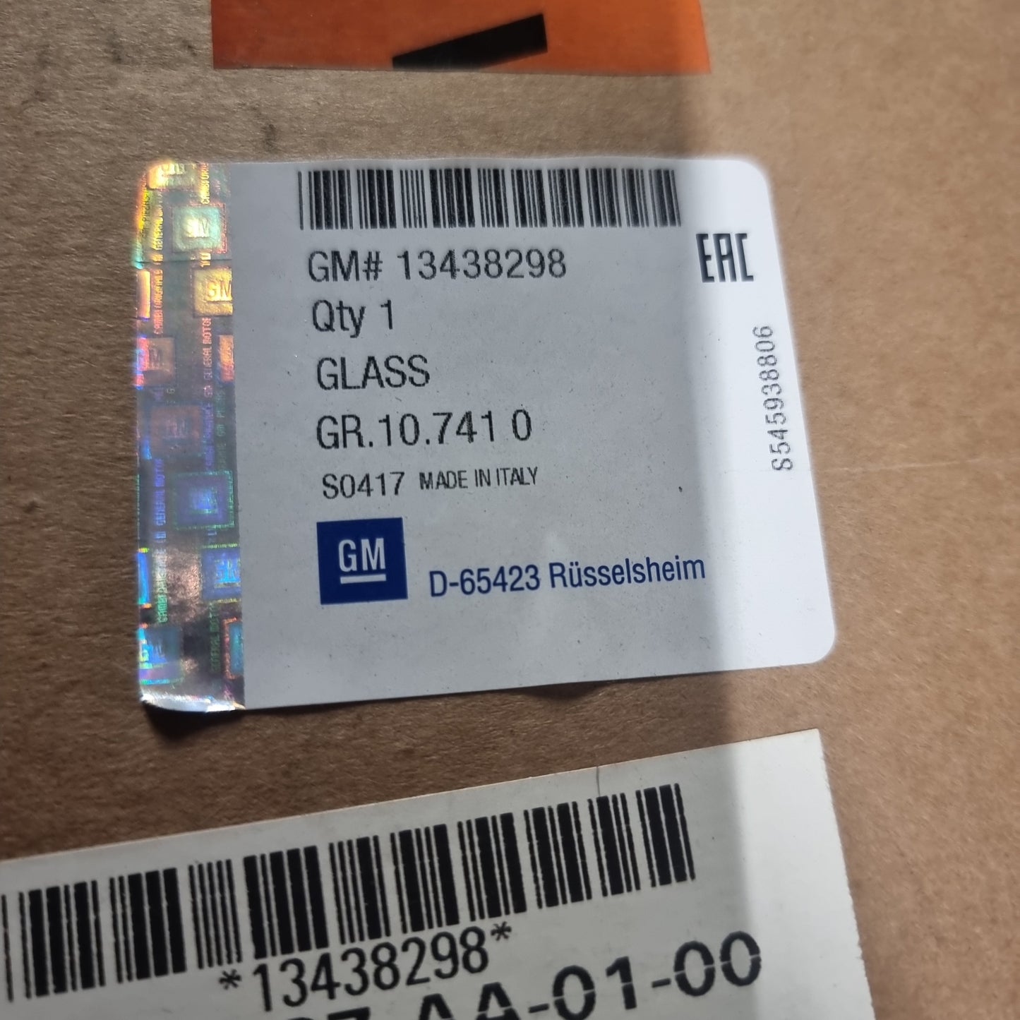 Genuine Left Rear Quarter Glass - Vauxhall Astra J | 13438298