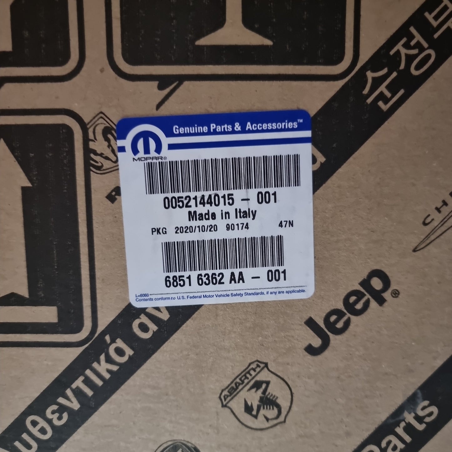 Genuine Left Headlamp - Jeep Renegade 2018- | 52144015