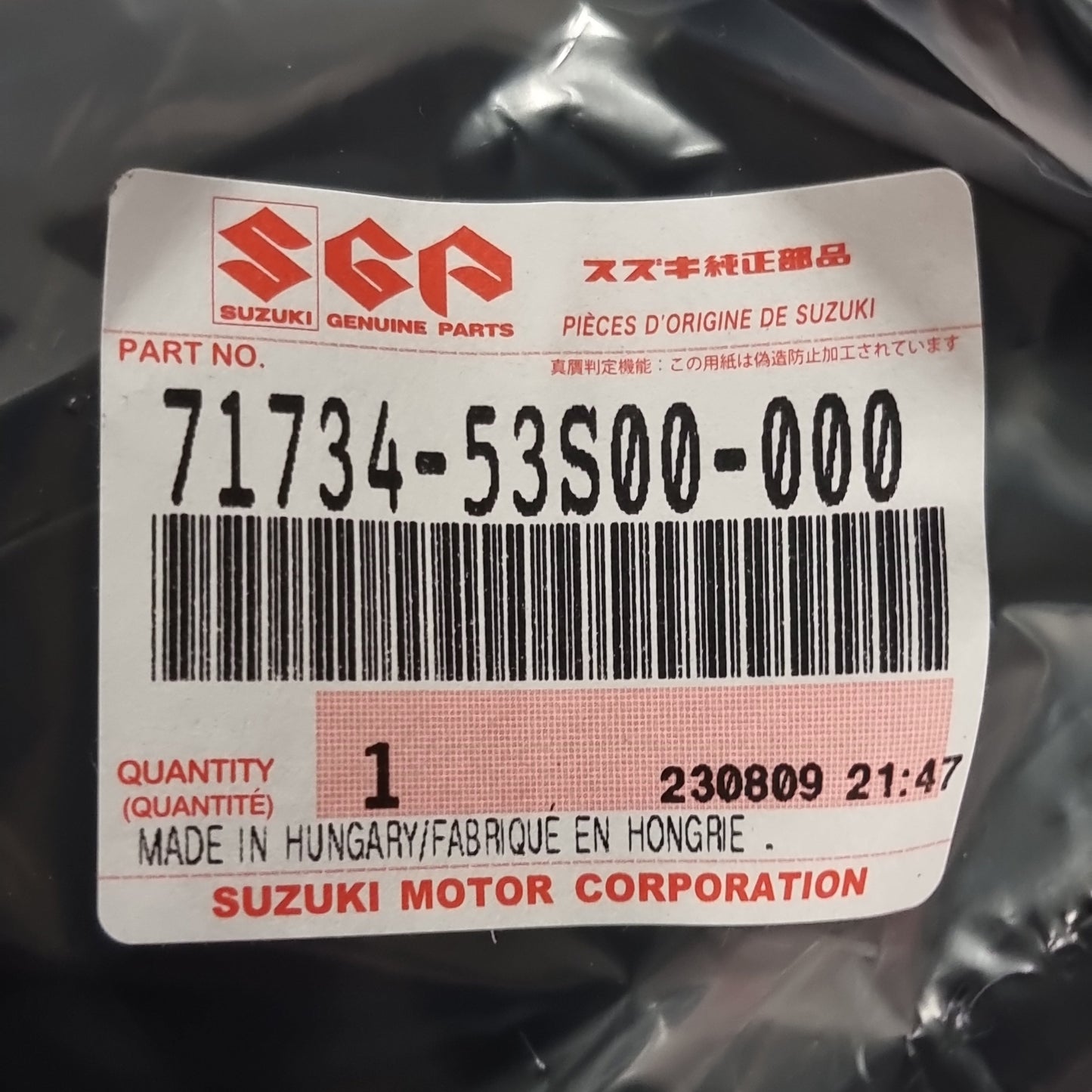 Genuine Front Left Bumper Light Bracket - Suzuki Vitara 2021- | 71734-53S00-000