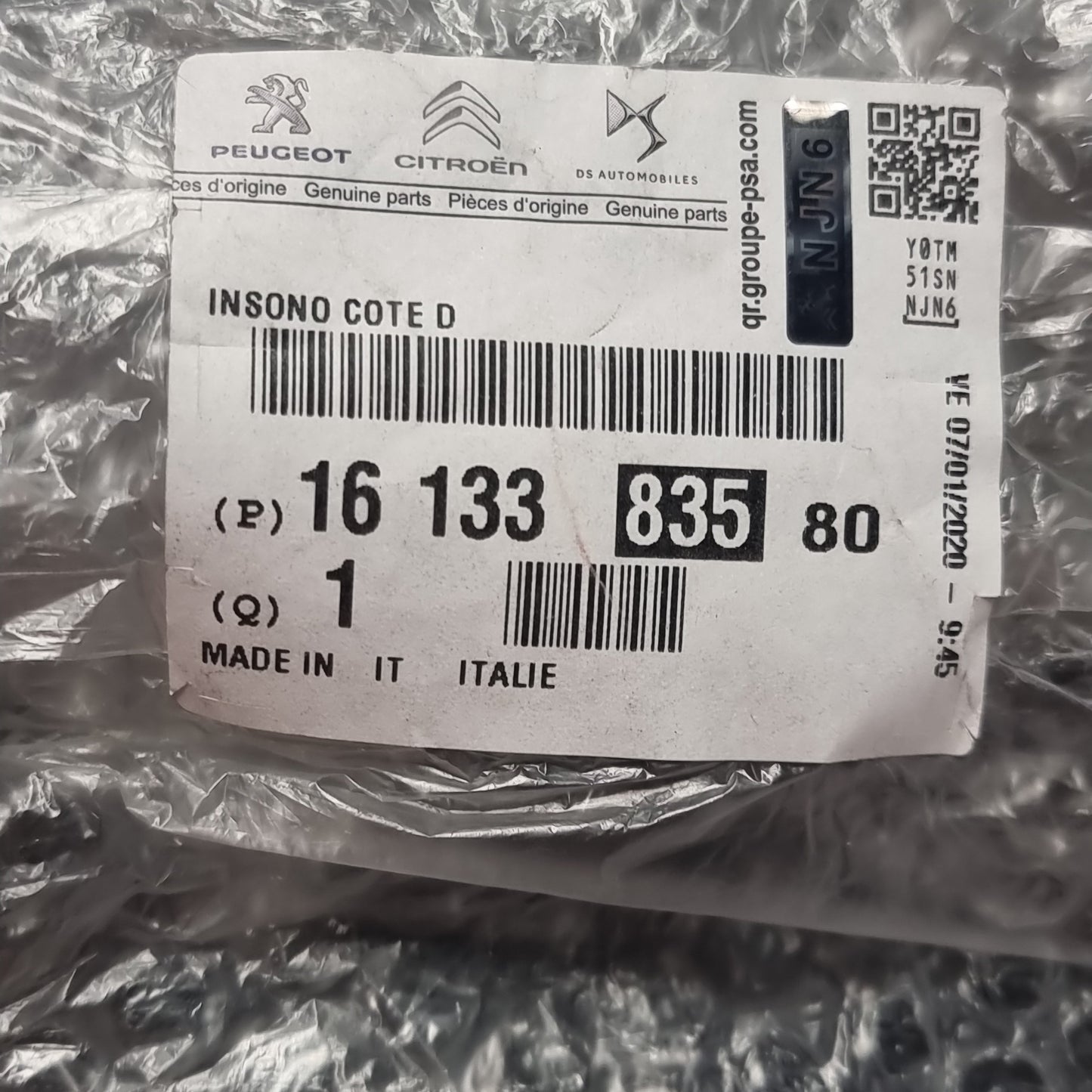 Genuine Peugeot Cowlsid Soundpr | 1613383580