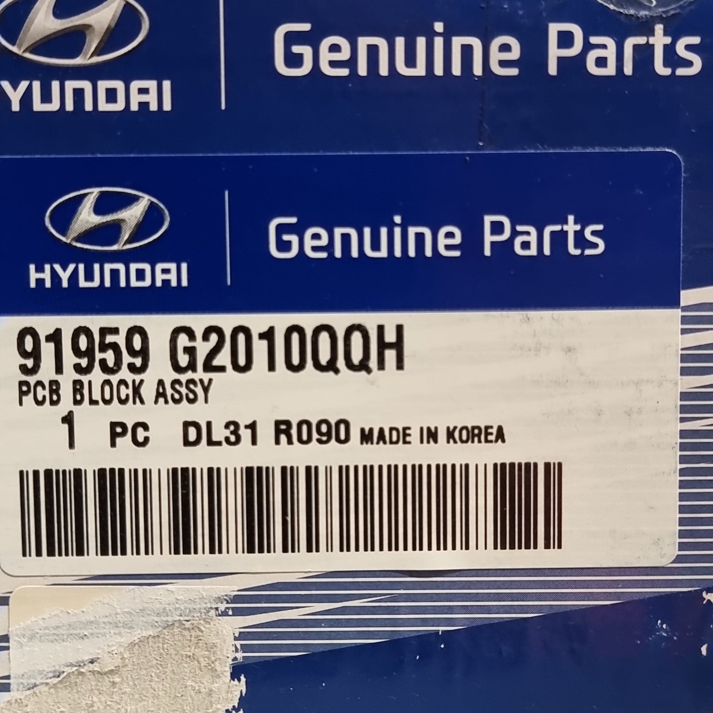 Genuine Hyundai Pcb Block Assy | 91959G2010QQH
