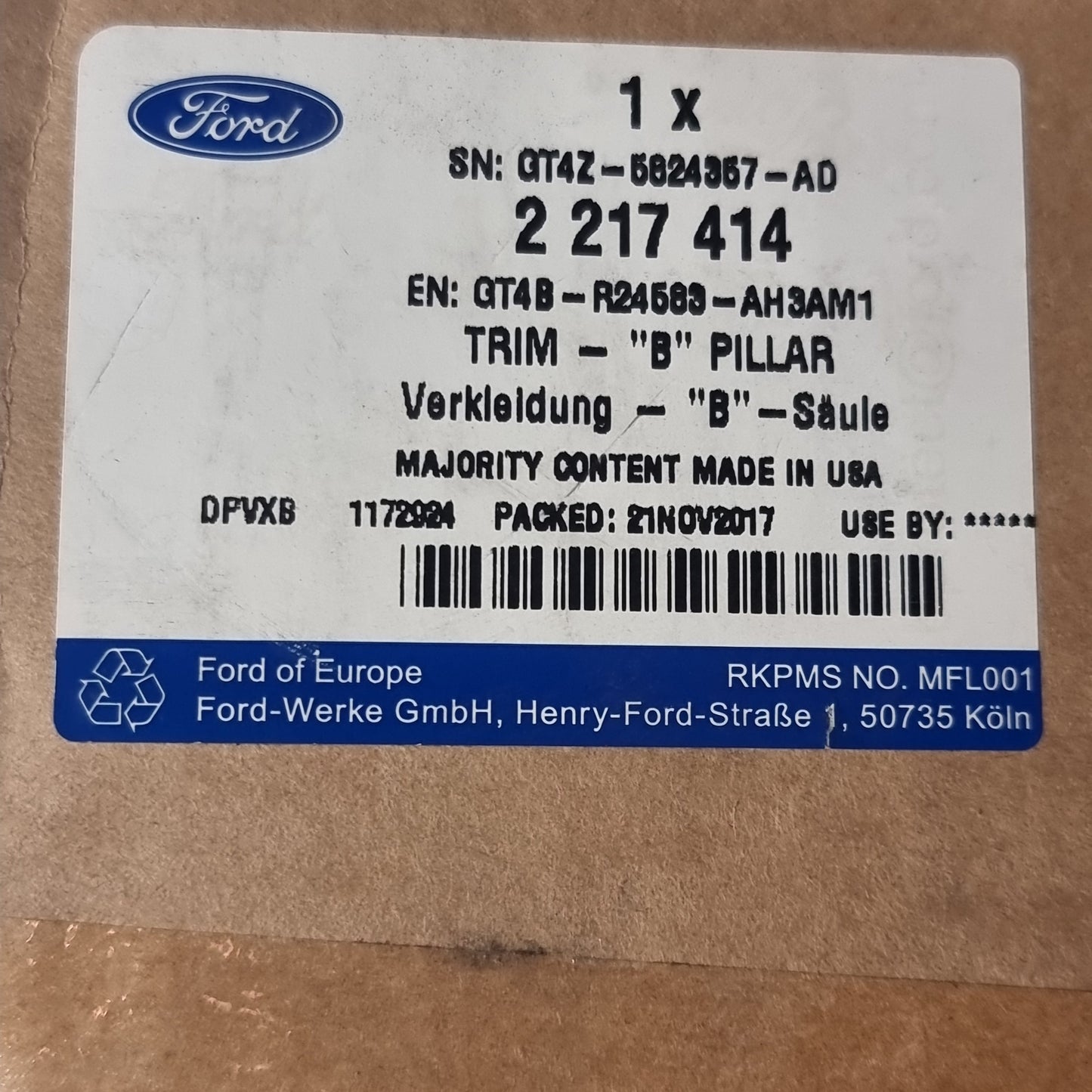 Genuine B Pillar Interior Trim - Ford Edge CDQ 2015 | 2217414