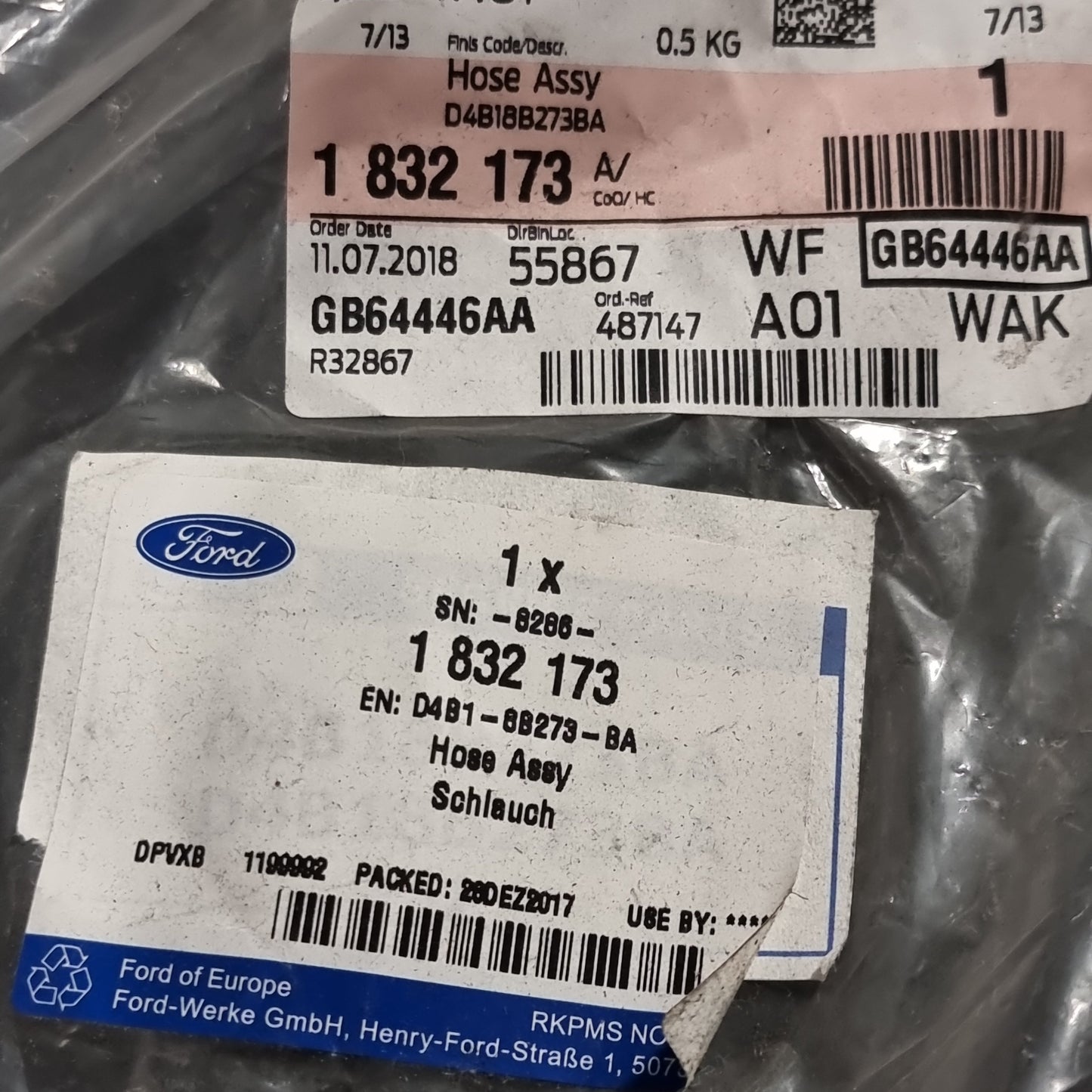 Genuine Cooling Hose - Ford EcoSport 2013-2022 | 1832173