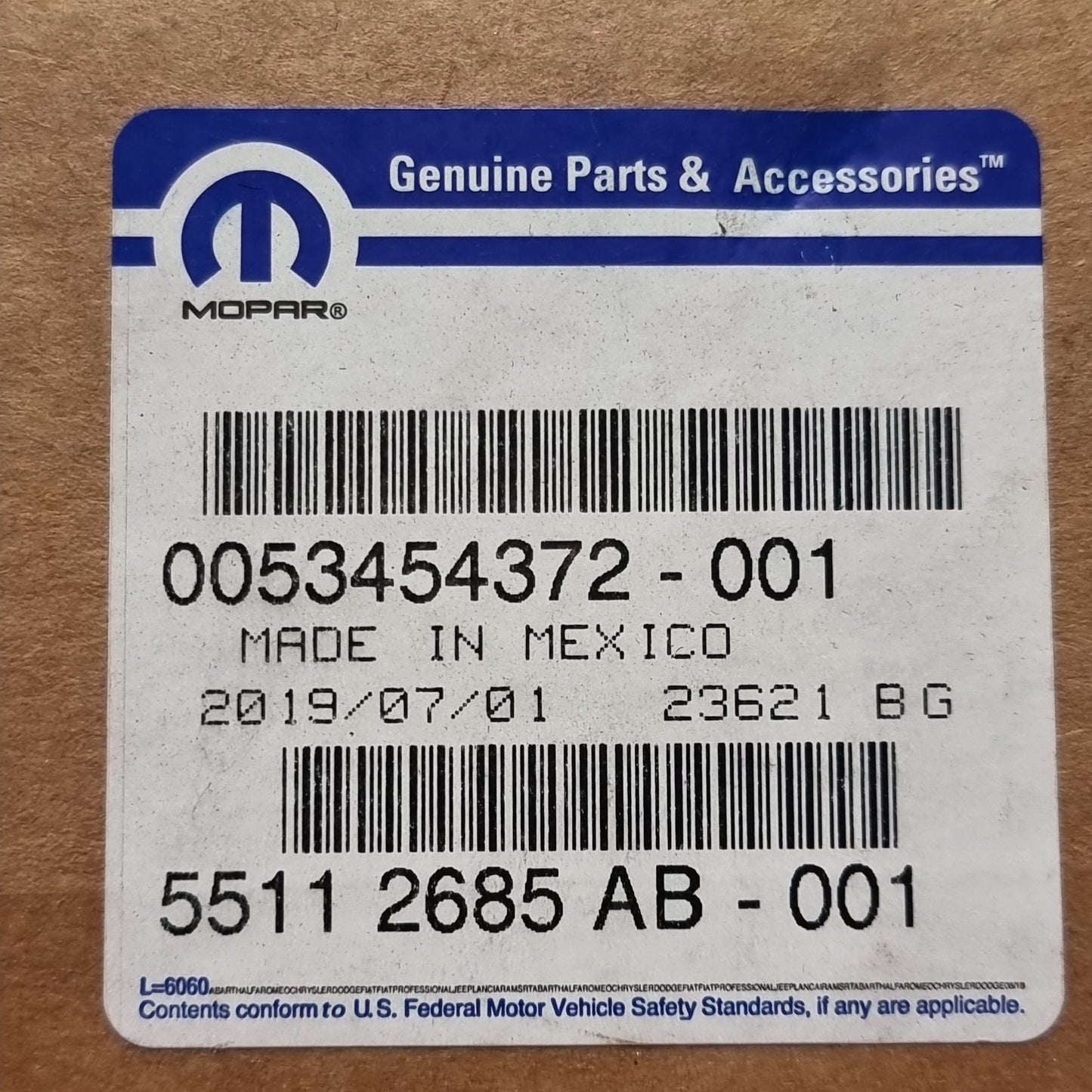 Genuine Rear Lamp - Jeep Compass 2018-2023 | K55112685AB