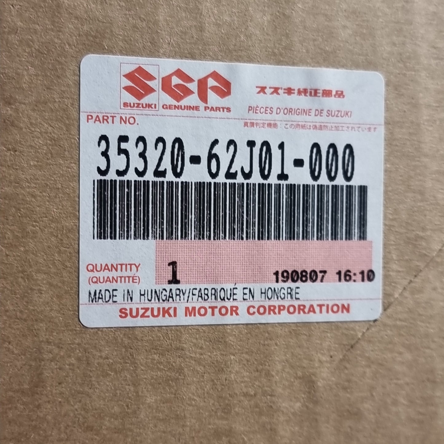 Genuine Left Headlamp - Suzuki Swift 2005-2023 | 35320-62J01-000