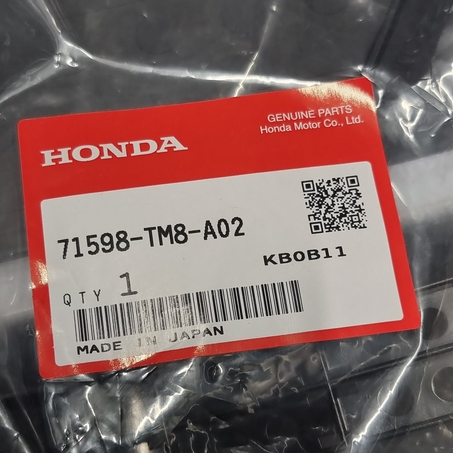 Genuine Honda Spacer, L. Rr. Bumper Sid | 71598TM8A02