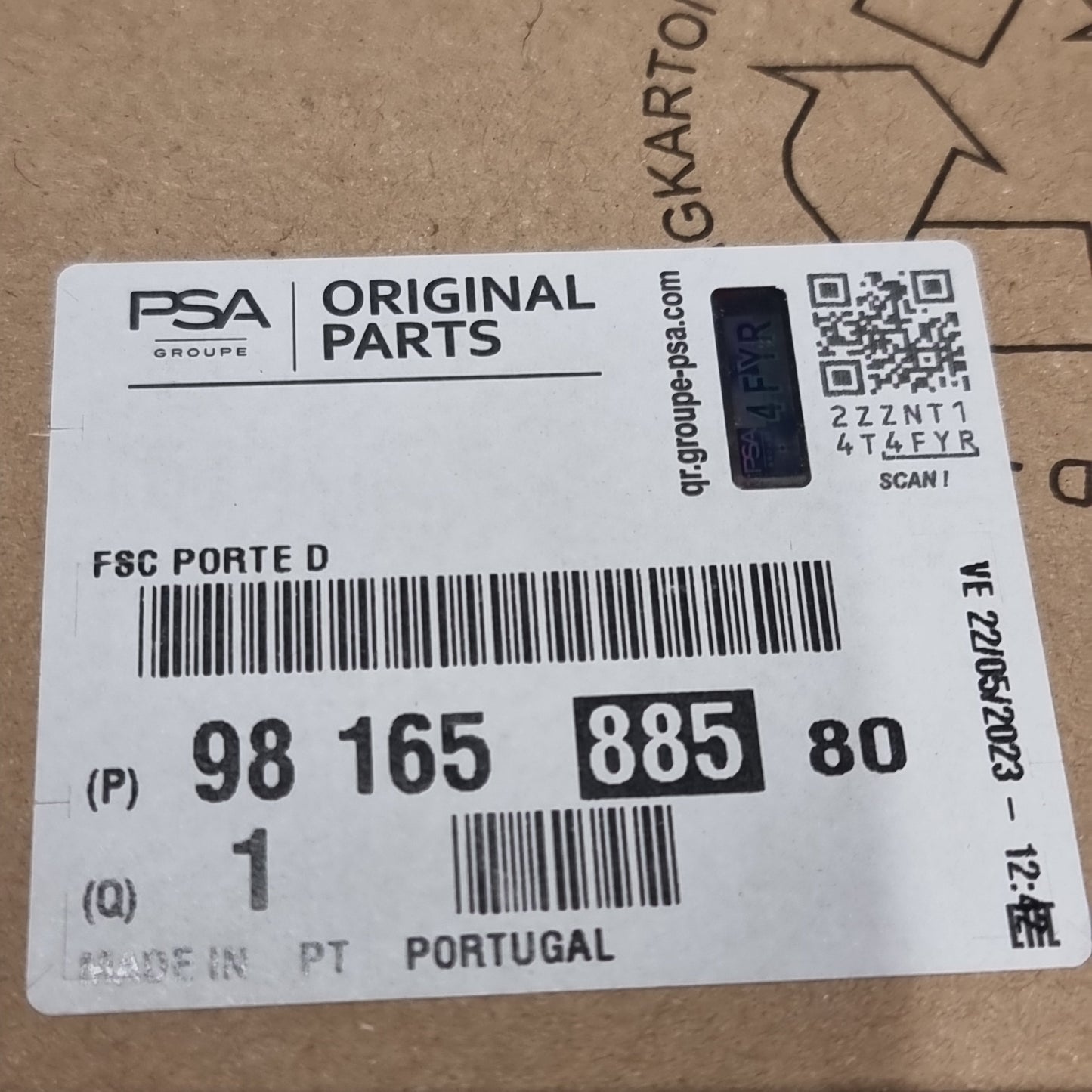 Genuine Peugeot Door Harness | 9816588580