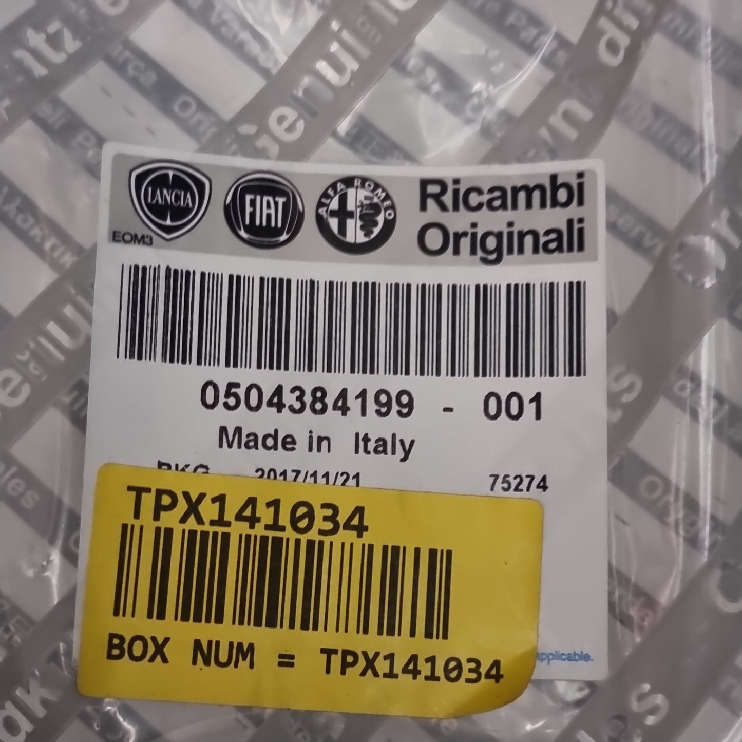 Genuine Fiat Vent Pipe | 504384199
