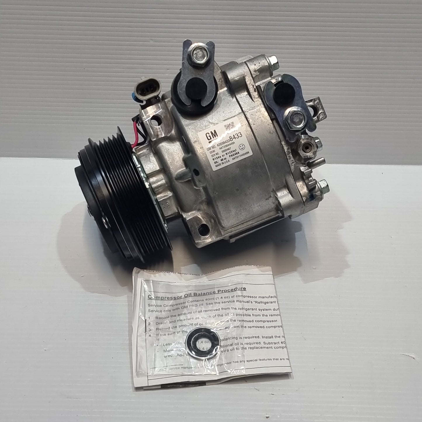Genuine AC Compressor - GM / Vauxhall Adam 2014-2018 | 42698432