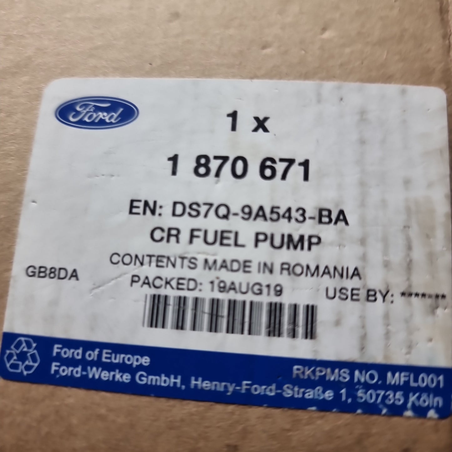 Genuine Fuel Injection Pump - Ford Focus / Kuga | 1870671