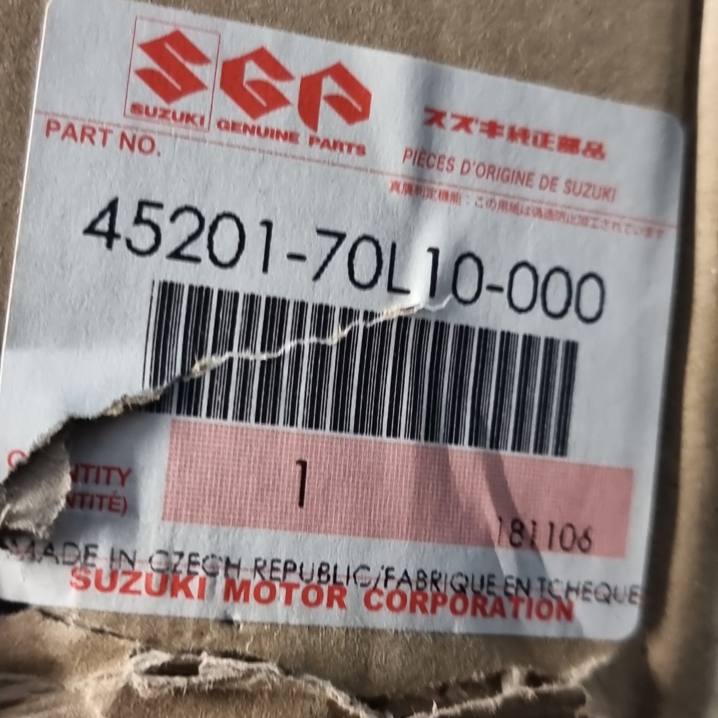Genuine Front Suspension Arm - Suzuki Swift 2010-2017 | 45201-70L10-000