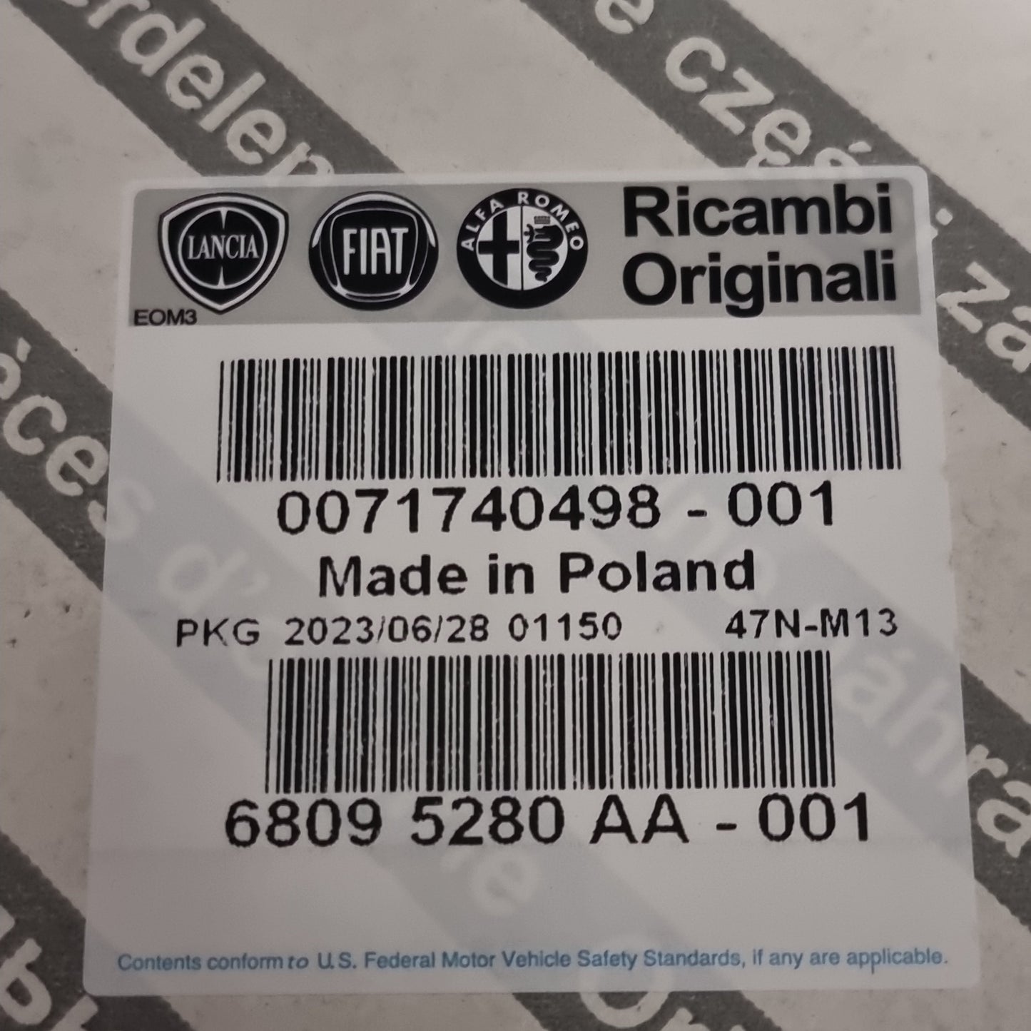 Genuine Nearside Mirror Glass - Fiat 500 2007-2012 | 71740498