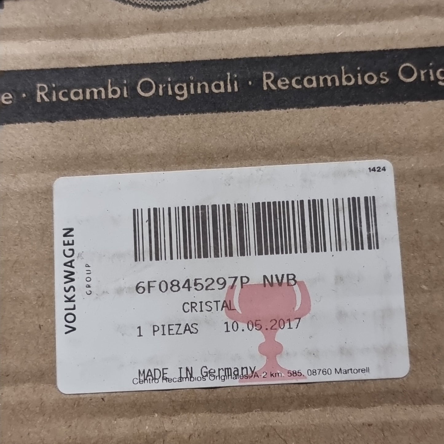 Genuine SEAT Side Windo | 6F0845297PNVB