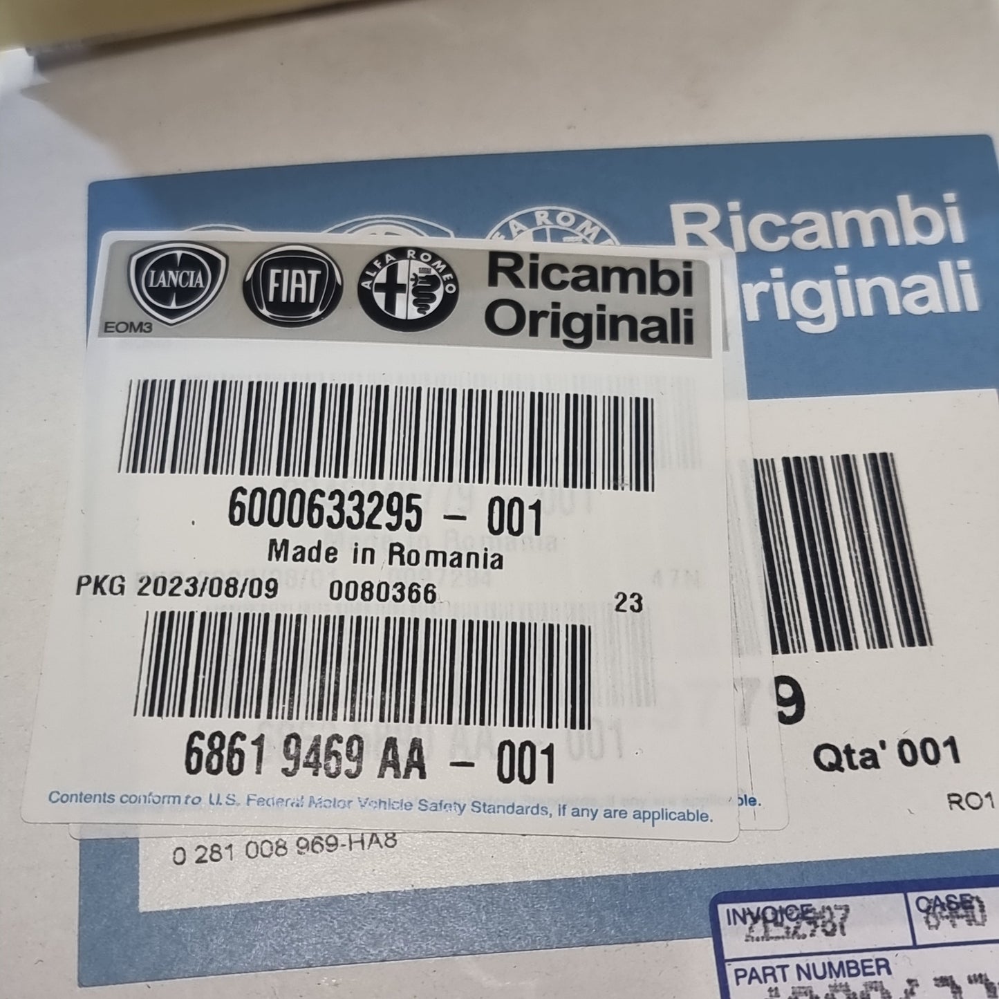 Genuine NOX Sensor - Fiat Ducato Diesel 2006-2023 | 6000633295