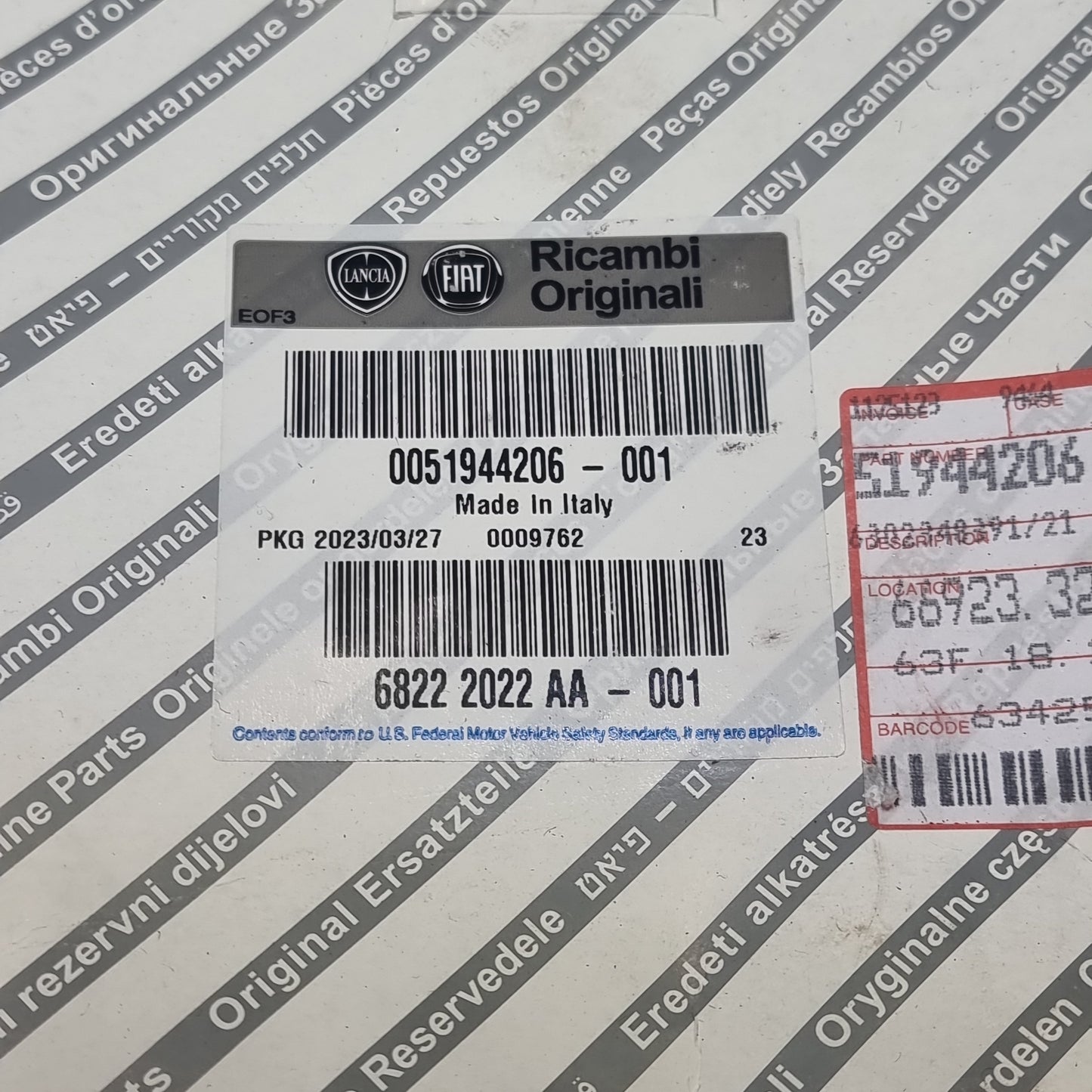 Genuine Fiat Make Medallion | 51944206