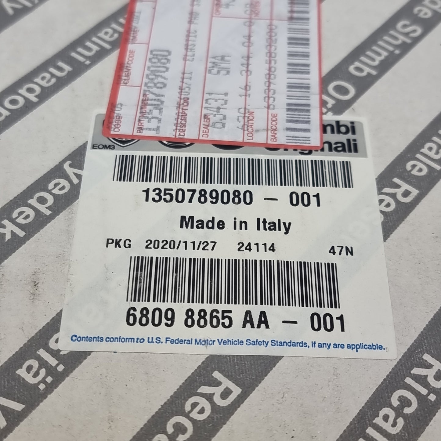 Genuine Front Left Elastic Pad - Fiat Ducato 2006-2014 | 1350789080