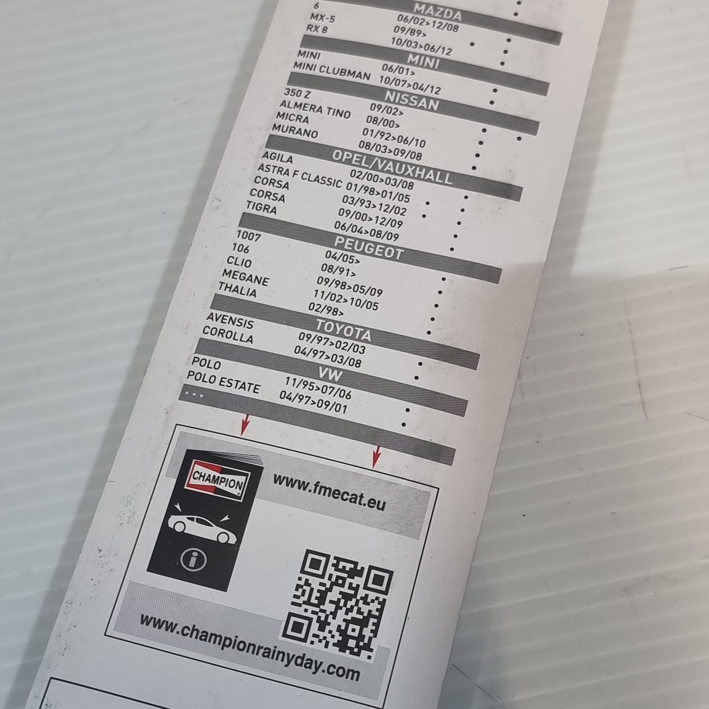 1x Champion Rainy Day 45 18" Wiper Blade - for Citroen / Kia / Hyundai | 46004142