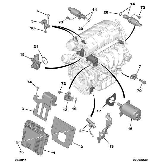 O-Ring - Citroen C4 2010-2013 Petrol | 1920TN
