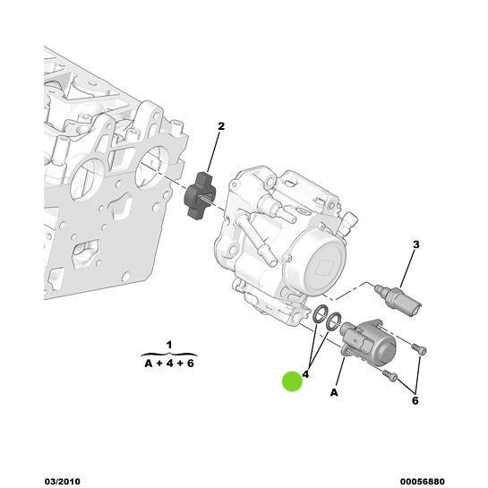 Genuine Injection Regulator Seal - Peugeot Citroen DS5 2011-2021 | 193347