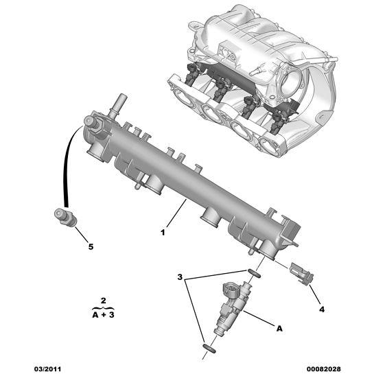 Engine Injector Clip - Citroen Berlingo 2006-2008 Petrol | 198235
