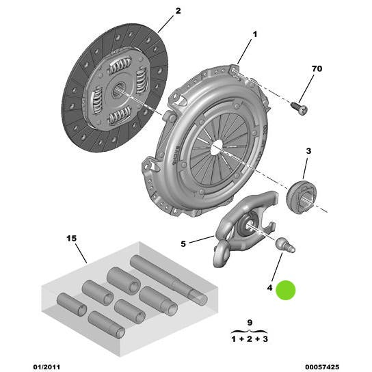 Genuine Clutch Fork Ball-Joint - Peugeot / Citroen | 212052