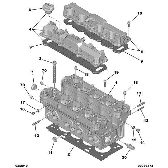 Threaded Plug On Cylinder Head - Citroen C2 2003-2007 Petrol | 023244