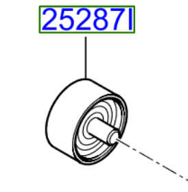 Genuine Kia Picanto 2015-2017 Idler Pulley | 2528604050