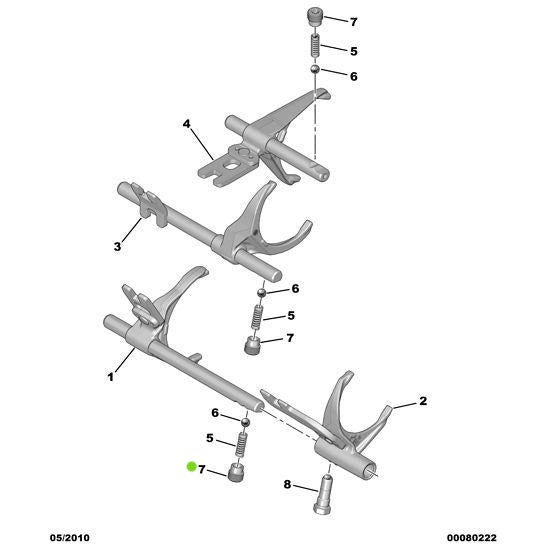 Genuine Peugeot Gear-Box Housing Plug - Citroen Ds5 2011-2021 Petrol | 254041