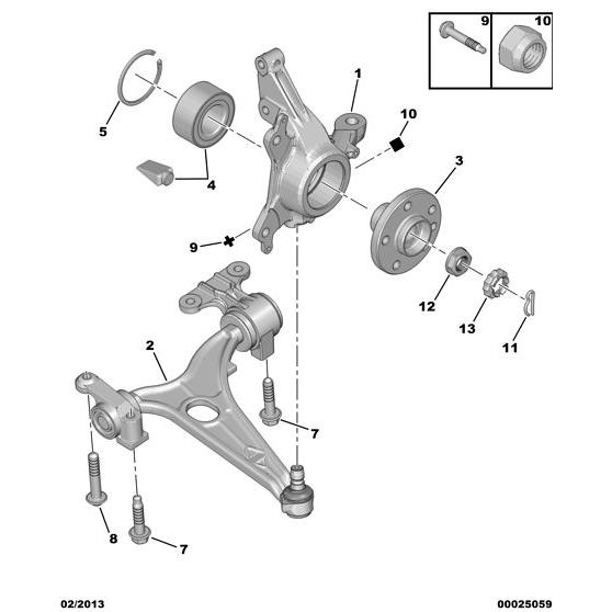 Wishbone Front - Citroen C8 2002-2008 Diesel | 3520P6