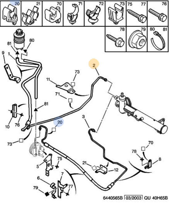 Genuine Peugeot Expert Pas Pipe | 401303