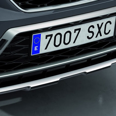 Genuine Insert For Front Bumper Trim - Seat Ateca - Crossover Silver | 575071365Z76