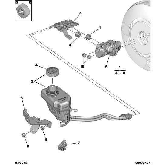 Brake Reservoir Seal - Citroen Nemo 2008-2015 Petrol | 465421