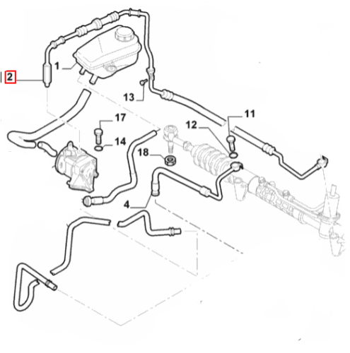 Genuine Fiat Pipe | 50504346