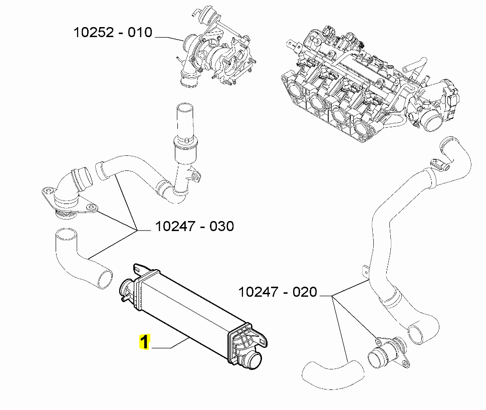 Genuine Fiat Heat Exchanger | 50538304