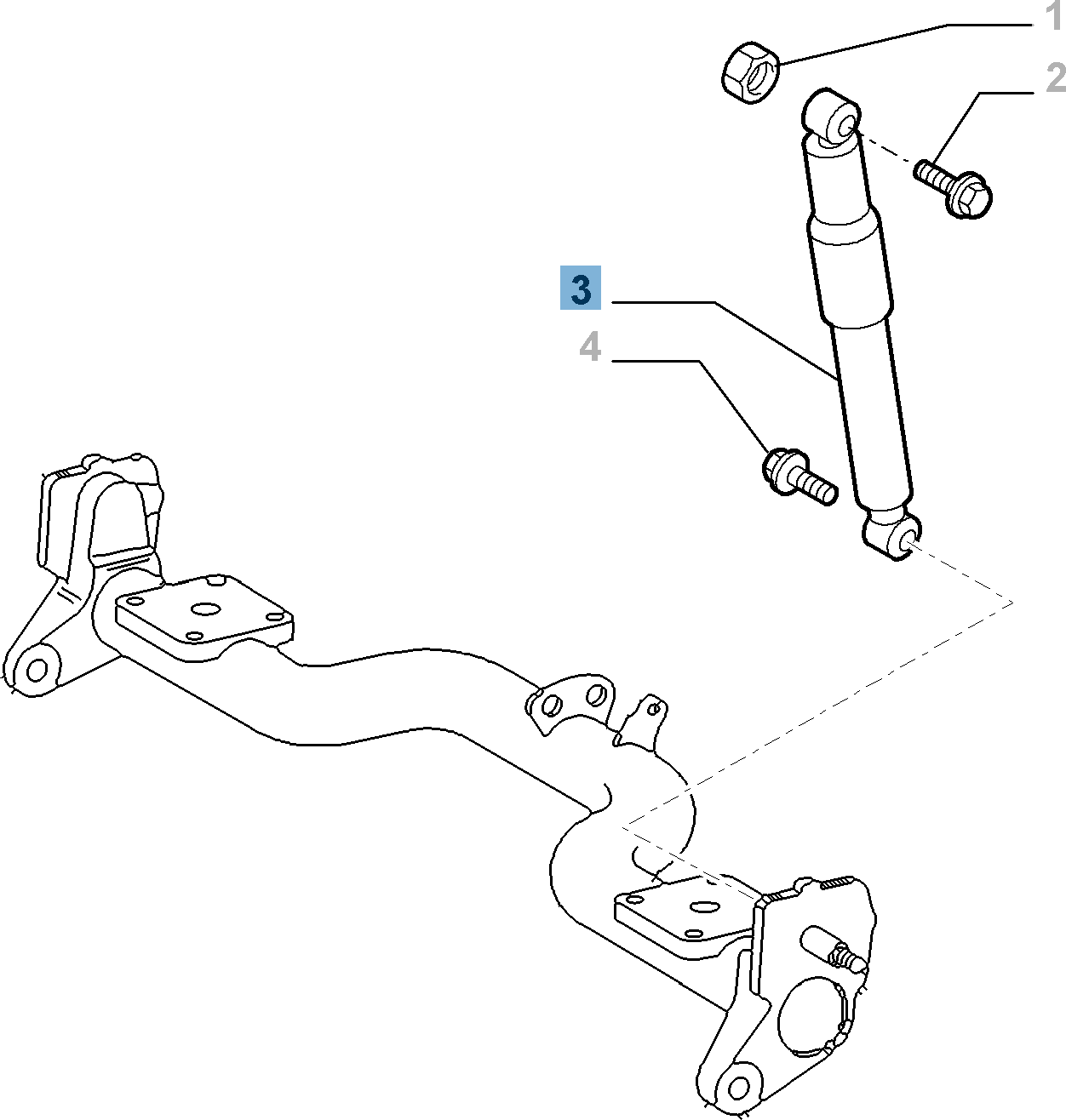 Genuine Fiat Shock Absorber | 51756418