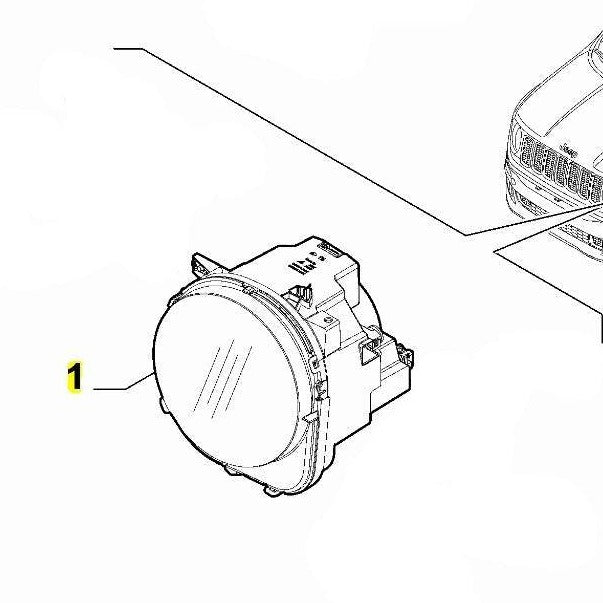 Headlamp, Offside - Jeep Renegade | 51959797