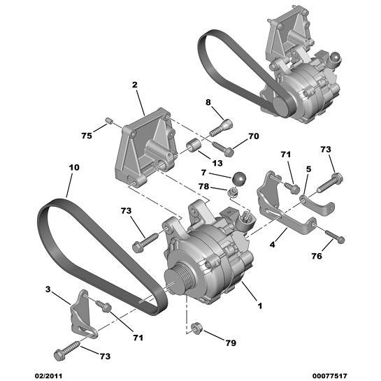Drive Belt Alternator - Citroen C3 2002-2005 Petrol | 5750WN