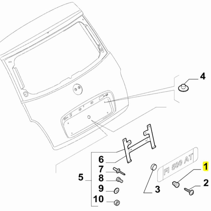 1x Genuine Retaining Clip - Fiat / Alfa Romeo | 5757553