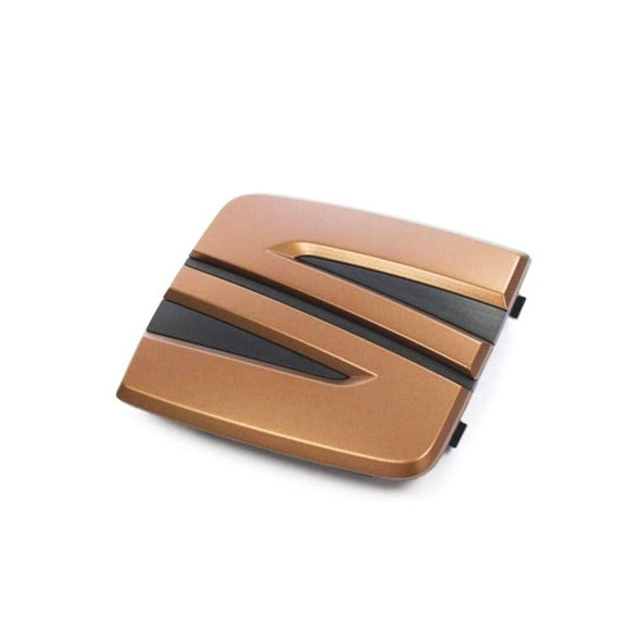 Genuine Seat Leon Cupra Copper/Gold Front Grille S Badge 2017 | 5F0853679C27A