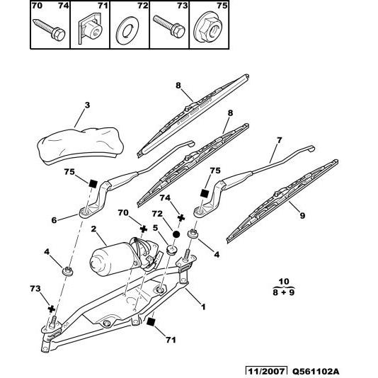 Windscreen Wiper Blade - Citroen Xsara 2000-2004 Petrol | 6426SS