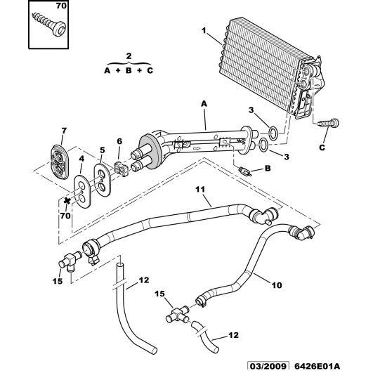 Heater Gasket - Citroen C3 2002-2005 Petrol | 646240