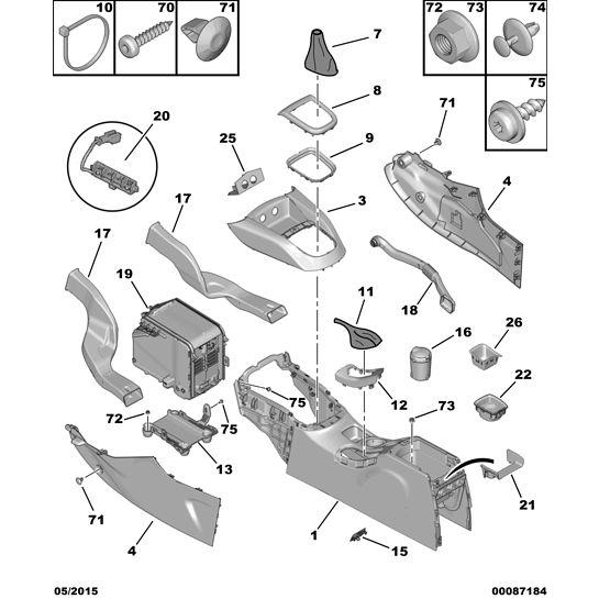 Hand Brake Lining Housing - Citroen DS4 2010-2021 Diesel | 7591SK