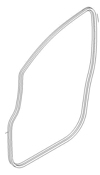 Genuine Vauxhall Weatherstrip | 39105577