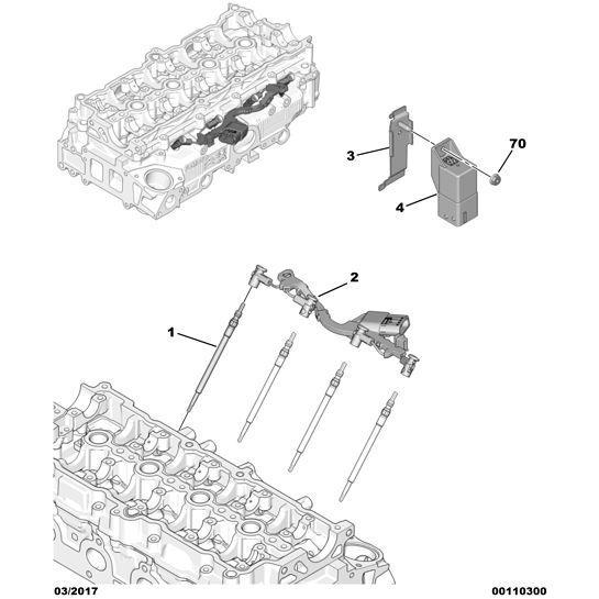 Preheating Plug - Citroen Berlingo 2018-2021 Diesel | 9809088180