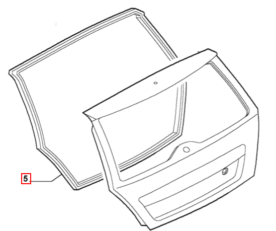 Tailgate Seal - Fiat Stilo 5 Door | 46823534