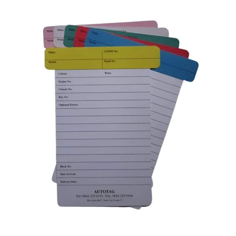 Autotag Visual Plan T Card Pink New | 42018