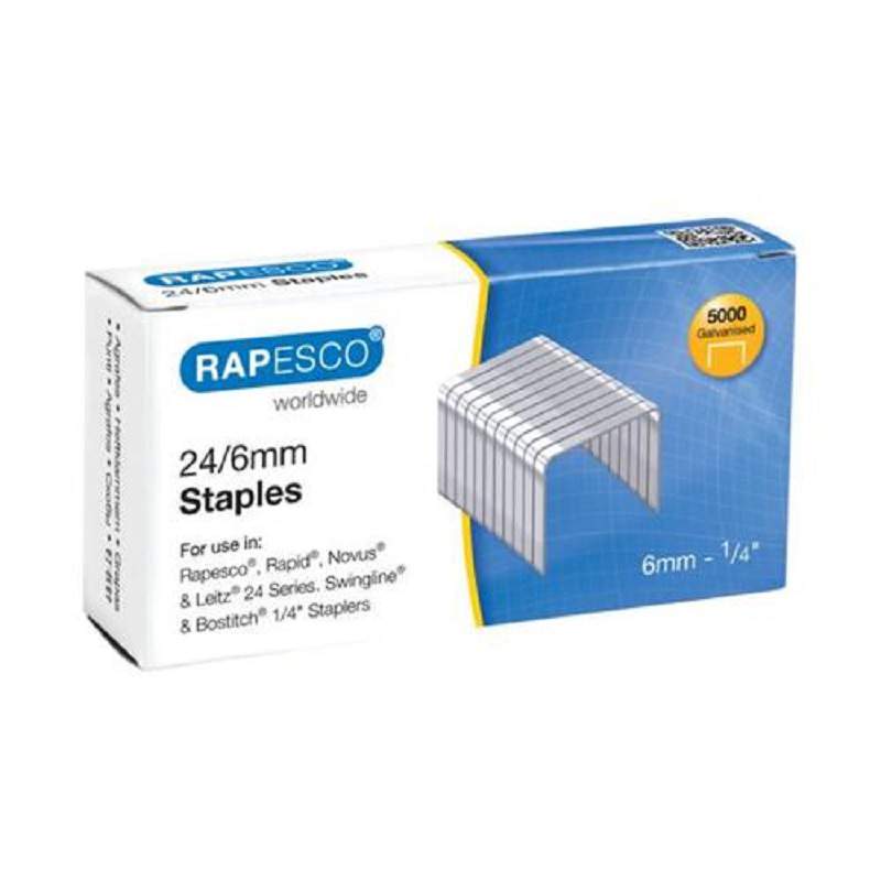 24/6 Metal Staples Pack 5000 | EQU16