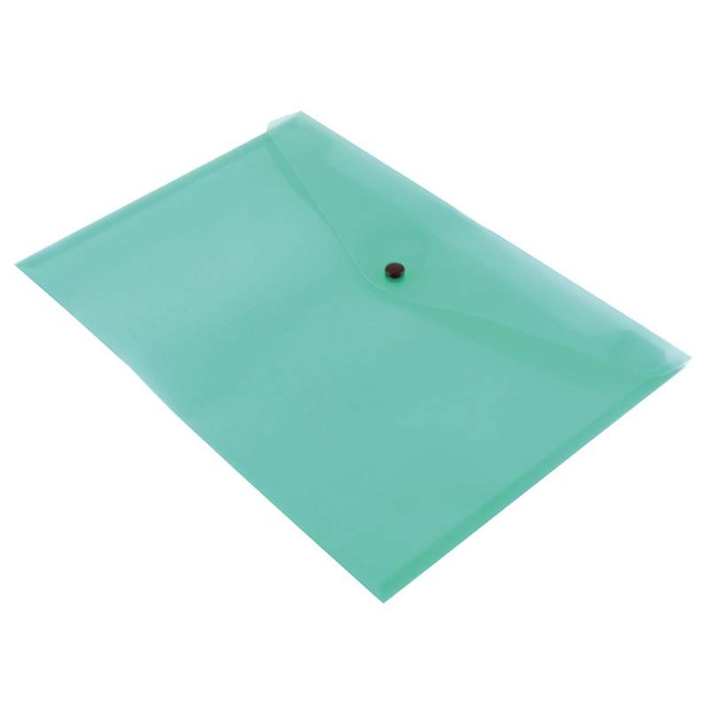 A4 Green Plastic Popper Folder | FIL21