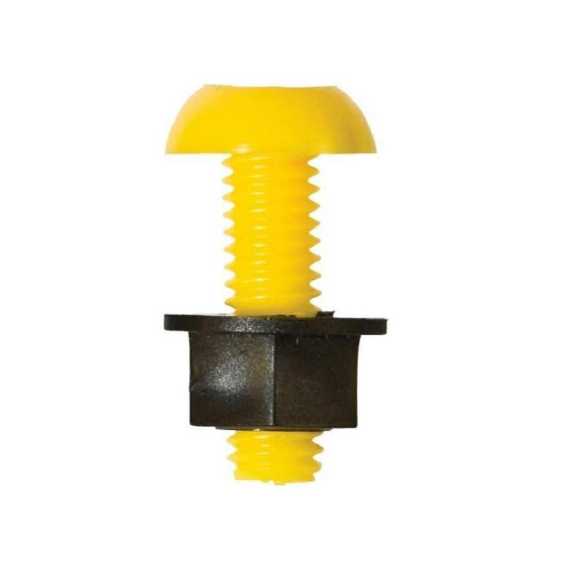 Stoneacre Plate Screw & Nut Yellow 22Mm | NP13